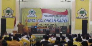 Abdul Syukur Resmi Pimpin Golkar Tangerang