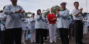 Menkes Resmikan Gerakan Pasar Sehat di Tangerang