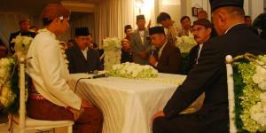 JK Jadi Wali Pernikahan Puteri Antasari