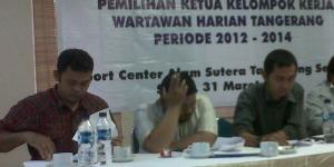 Denny Irawan Terpilih Jadi Ketua Pokja Wartawan Harian Tangerang