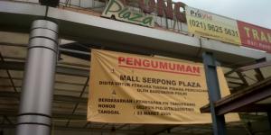 Pemilik Toko Plaza Serpong Resah
