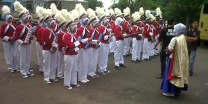 Marching Band & Marawis Meriahkan Festival Al Azhom