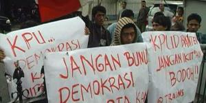 Putusan DKPP Dianggap Inkonstitusional, KPU Tangerang  Didemo 