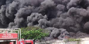 Pabrik Lem Tangerang Terbakar