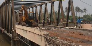 Perbaikan Jembatan Pintu Air 10 Capai 60 Persen