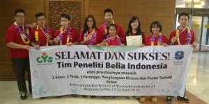 Pelajar Belia Indonesia Raih Karya Ilmiah Tingkat  Internasional