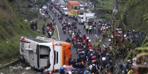 Dua Korban Bus Maut Warga Kota Tangerang