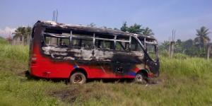 Tabrak Anak Hingga Tewas di Tigaraksa, Bus Dibakar Massa