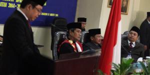 Sugianto & Hapipi Pimpinan Sementara DPRD Kota Tangerang