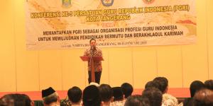 Jamaludin Terpilih Jadi Ketua PGRI Kota Tangerang