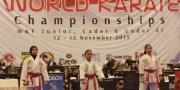 Karateka Antusias Jalani Persaingan Kejuaraan Dunia di Tangerang