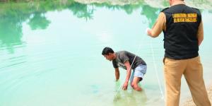 Fenomena Danau Biru di Cisoka Tangerang 