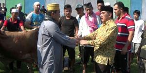 Atut Salat di Lapas Tangerang, Mantan Ketua KPK Kurban Sapi