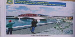 2 Jembatan Baru di Tangerang Didesain Bisa Untuk Nongkrong