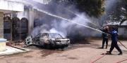 Begini Kronologis Mobil Meledak & Terbakarnya Rumah  Camat Curug Tangerang