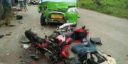 Braak! Angkot tabrak Motor di Jalan Pemda Tigaraksa, 1 tewas 