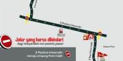 MTQ XIX Kota Tangerang, Jalan Maulana Hasanuddin Tertutup Pawai