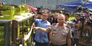 Gudang Elpiji Oplosan di Pinang Digerebek Polisi