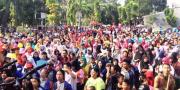 Masyarakat Tumpah Ruah Semarakkan Jalan Sehat Pilkada Kota Tangerang 2018 