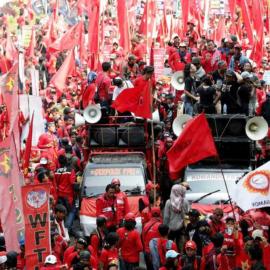 Polisi Kerahkan 3.454 Personel Amankan Demo Buruh Hari Ini