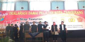 Hardiknas, Ribuan Pelajar Kota Tangerang Deklarasi Damai Stop Tawuran