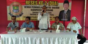 Reses Ketua DPRD Tangerang Dibanjiri Keluhan Warga