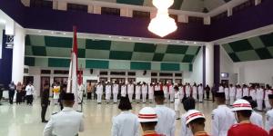 50 Paskibra Pemkab Tangerang Siap Kibarkan Bendera Merah Putih HUT RI