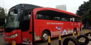 Penumpang Kegerahan Saat Naik Bus City Tour Keliling Kota Tangerang