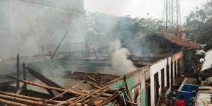 Bocah Bakar Kasur, 14 Rumah Ludes Terbakar di Batuceper