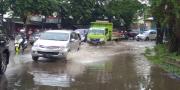 Hujan Deras, Ini Titik Rawan Genangan Air di Jalan Raya Serang