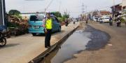 Jalan Tinggi Sebelah di Pamulang, Polisi Surati Dinas PU Banten
