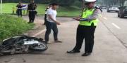 Polisi Belum Tahu Pemicu Pria Rusak Motor Sendiri 