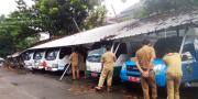 Hujan Deras, Parkiran Perpusda Tangerang Ambruk