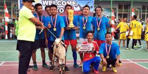 Juarai Turnamen Futsal, Napi Lapas Pemuda Tangerang Dapat Seekor Kambing 