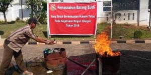 Ribuan Butir Pil Hexymer & Tramadol Dimusnahkan