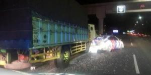 Mobil Patroli Ditabrak di Tol Ciledug, Polantas Tangerang Tewas