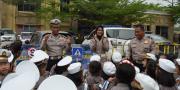 Puluhan Pocil Belajar Lalu Lintas di Polresta Tangerang