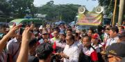 Berangkat ke Jakarta, Ribuan Buruh Tangerang Kepung Gudang Garam