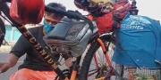 Pria Ini Nekat Mudik dari Tangsel ke Kebumen Pakai Sepeda