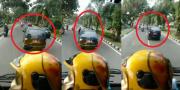 Mobil Berplat Merah Halangi Jalan Petugas Damkar di Tigaraksa Tangerang