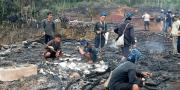Terbakar, 23 Rumah Warga Baduy Luar Rata dengan Tanah di Lebak