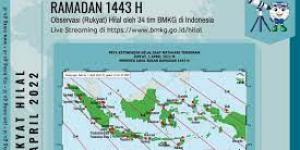 Penentuan Awal Ramadan, BMKG Amati Hilal 1 April Termasuk dari Tangerang