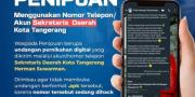 Kirim Pesan Undangan Digital Format Apk, Akun WA Sekda Kota Tangerang Diretas 