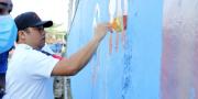 75 Pelajar Ikut Lomba Mural di Alun-alun Cibodas Tangerang