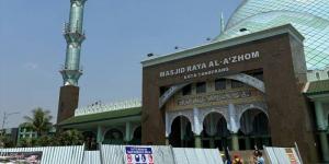 Masjid Al Azhom Bakal Punya Payung Besar Seperti di Madinah