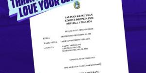 Suporter Cabut Bendera Sudut, PSSI Denda Persita Rp50 Juta