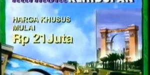 Nostalgia Iklan Alam Sutera Tempo Dulu, Harga Rumah Cuma Rp21 Jutaan