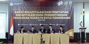 KPU Kota Tangerang Baru Selesaikan Pleno Rekapitulasi Suara dari 4 Kecamatan