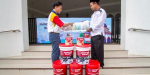  Nippon Paint Donasikan 1.115 Liter Cat untuk Percantik 35 Masjid di Banten