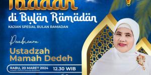 Besok, Mamah Dedeh Beri Kajian di Masjid Raya Al-Azhom Tangerang